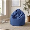 Talamo Italia Dmora Pouf Poltrona a Sacco, Rivestimento in Cotone, 60 x 50 x 80 cm
