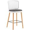 Fashion Commerce Set Di 4 Sgabelli Con Seduta Imbottita E Gambe In Legno