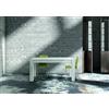 KONTE.DESIGN Tavolo NAVIGLI allungabile in legno spazzolato, Bianco, 140x90 cm