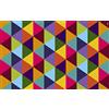 vilber New Look rombo tappeto, vinile, Multicolore, 75 x 120 x 0.2 cm