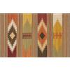 Vilber, Bohemian Kilim, Tappeto, Multicolore (Beige/Arancione/Rosso), 75 x 120 x 3 cm