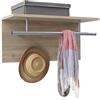 FMD 13Casa - Vienna D1 - Appendiabiti. Dim: 72x29,5x35 h cm. Col: Rovere chiaro. Mat: Nobilitato.