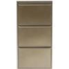 Kare Design scarpiera Caruso, 5 scomparti basculanti, bianco, 103x50x14cm, fino a 10 paia, sottile