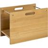 HAKU Portagiornali faggio, Legno Massiccio - Dim. L 40 cm x A 30 cm x P 25 cm, Stile Moderno