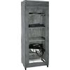 HAKU Armadio in Tessuto Alu, Grigio, Nero, Plastica, Metallo, Tessuto Non Tessuto - Dim. L 60 cm x A 173 cm x P 50 cm, Stile Moderno