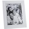 DRW Set di 2 portafoto in legno per foto da 15 x 20 cm, colore: bianco