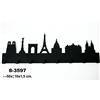 DRW - Appendiabiti con 5 Ganci, in Metallo, 35,5 x 3 x 13,5 cm