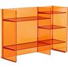 Kartell Sound-Rack Mobile Contenitore, Arancio Tangerine, 26 x 75 x 53 cm
