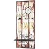 HAKU Memoboard Motivo, Vintage, MDF, Metallo - Dim. L 40 cm x A 100 cm x P 14 cm, Stile Industriale