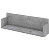 Schildmeyer Bello 137002 - Scaffale in legno derivato, 59,8 x 13,6 x 19,5 cm, grigio pietra
