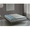 Talamo Italia Materasso Piazza e Mezza Annamaria, Materasso sfoderabile in Memory Foam e Gel Waterfoam, 100% Made in Italy, Anti acaro e Anallergico, Cm 120x200h27