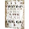 HAKU Appendiabiti da Parete Motivo, Vintage, MDF, Metallo - Dim. L 70 cm x A 100 cm x P 9 cm, Stile Industriale