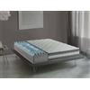 Talamo Italia - Materasso matrimoniale Naike, Materasso sfoderabile in Memory Foam e Gel Waterfoam, 100% Made in Italy, Anti acaro e Anallergico, Cm 140x200h27