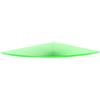 Bolis Italia BA1E035HE2T1 - Mensola Vitra in vetro temperato di sicurezza, 35 x 35 x 0,6 cm, verde