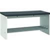 HAKU Möbel Panca per scarpe cromo, granito look, MDF, metallo - Dim. L 81 cm x A 40 cm x P 30 cm, Stile Moderno