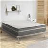 Talamo Italia - Materasso matrimoniale Carmela, Materasso in Memory Foam e Micromolle insacchettate, 100% Made in Italy, Anti acaro e Anallergico, Cm 160x190h32