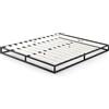 Zinus Joseph Letto 120x190 cm - Strutura letto 15 cm di altezza con contenitore sotto il letto - Struttura letto a piattaforma in metallo con supporto a doghe in acciaio - Nero