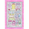 vilber Kids Little Market tappeto, vinile, Multicolore, 100 x 153 x 0.2 cm