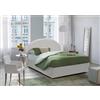 Talamo Italia Letto Matrimoniale Conny, Letto Contenitore con Rivestimento in Ecopelle, 100% Made in Italy, Apertura Frontale, Adatto per Materasso Cm 160x190, Bianco