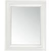 Kartell Francois Ghost Specchio da Parete, PMMA, Bianco (Cristallo), 65 x 79 cm