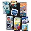 Nostalgic-Art Set di Magneti retrò, Pan Am - Travel The World - Idea regalo per amanti de viaggi, Decorazione del frigorifero, Design vintage, 9 pezzi