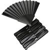 eBuyGB palmare Pretty Fan - Ideali per Matrimoni e di, plastica, Nero, 25.4 x 14.81 x 5.21 cm