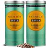 Saula Premium Caffè biologico in grani 100% arabica - Confezione 2 lattine da 500 gr