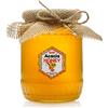 Natural Food Miele di acacia da Polonia | 1,1 kg | Fresco | Non pastorizzato, naturale, crudo | Molto sano e gustoso | Barattolo di vetro | Fatto dalle api |