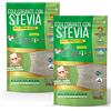 Energy Feelings Stevia Cooking 1:2-1Kg, Eritritolo con Stevia in Polvere, Dolcificante Naturale Senza Zucchero, Senza Glutine e Vegano