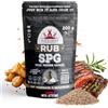 POPPAMIES RUB Poppamies Sale Pepe Aglio, Marinata a Secco e Condimento Perfetto Per Pollo, Verdure, Pesce, Manzo, Maiale - Ottimo per Griglia, Forno, Bollitore e Padella - Confezione Grande (200g)