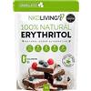 NKD Living Eritritolo 100% naturale 1 Kg granulato | Sostituto dello zucchero a ZERO Calorie