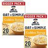 Cleverry set con Quaker Oat So Simple Farina D'Avena Porridge Golden Syrup 40 buste x 36g - Oatmeal per una deliziosa colazione