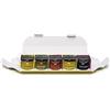 Caviaroli - Sferificazione di Olio Extra Vergine e Aceto - Perle Gelificate Gourmet per Condimenti e Decorazioni, Pack 5 Sapori, Olio, Peperoncino, Basilico, Wasabi e Aceto di Modena - 3x20g