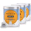 Saula Premium Caffè Decaffeinato Confezione da 3 lattine con 60 capsule compostabili. Compatibile Nespresso®