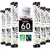 ORIGEENS Capsule compatibili con Nespresso | Caffè BIO FAITRADE Arabica in Capsula Biodegradabile | TIZITA Caffè Origine Etiopia, Moka, 60 cialde | Torrefazione artigianale
