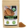 Alpi Nature Cannella in Polvere 500g, Cannella Bastoncini Macinati di Cassia per Dolci, Cucina e Bevande