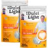 DULCI LIGHT STEVIA DULCE Y FAVORABLE Dulcilight Sucralosio Zero Calorie 400g Doypack Sapore Naturale 100% 400g = 4Kg di Zucchero Dolcificante Senza Glutine Keto Vegan Non OGM Sostituto di Zucchero Senza Eritritolo o Xilitolo
