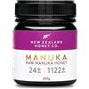New Zealand Honey Co. Miele di Manuka MGO 1122+ / UMF 24+ | Attivo e lordo | Prodotto in Nuova Zelanda | 250g