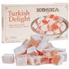 DORiMED delizie turche sapore di Rose 500 g, Turkish Delight rose flavor 500g, Delizia turca al gusto di rosa di Koska | Vegano | Halal | Kosher | Lokum (Loukoumi) | Senza glutine | Pasticceria tradizionale.