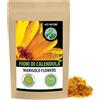 Alpi Nature Calendula Tisana 250g, Fiori di Calendula Essiccati Interi, Tè Sfuso ai Fiori Essiccati