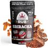 Poppamies Rub Sriracha, Marinatura a Secco e Condimento Perfetti per Verdure, Maiale, Pollo - Ottimo per Griglia, BBQ, Forno, Bollitore e Padella - Confezione Grande (200 g)
