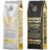 Guggenheimer Coffee Caffè In Grani 1kg (2x500g) Supreme E Gourmet Arabica Bassa Acidità