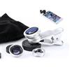 Begoon KIT 3 in 1 - Obiettivo - Clip per telefoni cellulari - Smartphone Fisheye - Zoom Macro (3 in 1 Kit)