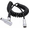 HangTon BM5 BM7 HH7 HS7T Monitor 4 Pin Cavo di alimentazione a spirale per ARRI Alexa e Z CAM E2 F6 Camera a PortKeys (gomito 2 pin)
