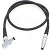 HangTon RS 3 Pin a 2 Pin Cavo di alimentazione per Teradek Bond Bolt, ARRI WVT-1, Tilta Rig, CineTape, SmallHD 703 (R2P a F3)