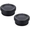 JJC Lens Posteriore Cap e Tappo Corpo per Nikon F Fotocamere e Obiettivo F Montate (2 Set)