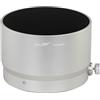 Haoge LH-M61W, paraluce in metallo per Olympus M. Zuiko Digital 75 mm, lente f/1,8, colore argento