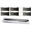 Clixde 6 x cover per webcam con sistema di scorrimento, 1 pennino capacitivo universale con punta in gomma per laptop desktop tablet