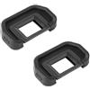 ChromLives Fotocamera Oculare 18mm EB per Canon Oculare Sostituzione Mirino Protezione per Canon EOS 80D 70D 60D 77D 50D Mark II 6D 6D Mark II 40D 30D 20D 20Da 10D 60Da A2 A2E D30 D60