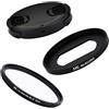 KIWIFOTOS Anello Adattatore Filtro e Accessorio Tappo Obiettivo per Sony RX100 VI RX100 VII RX100M6 RX100M7 ZV-1II ZV-1 per Canon G5X Mark II Fotocamera